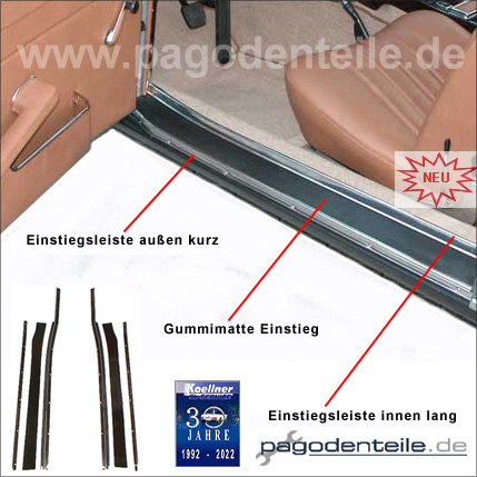 Einstiegsleisten Mercedes Pagode